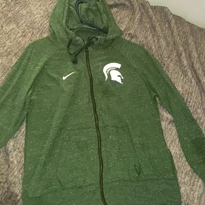 Nike Green zip up